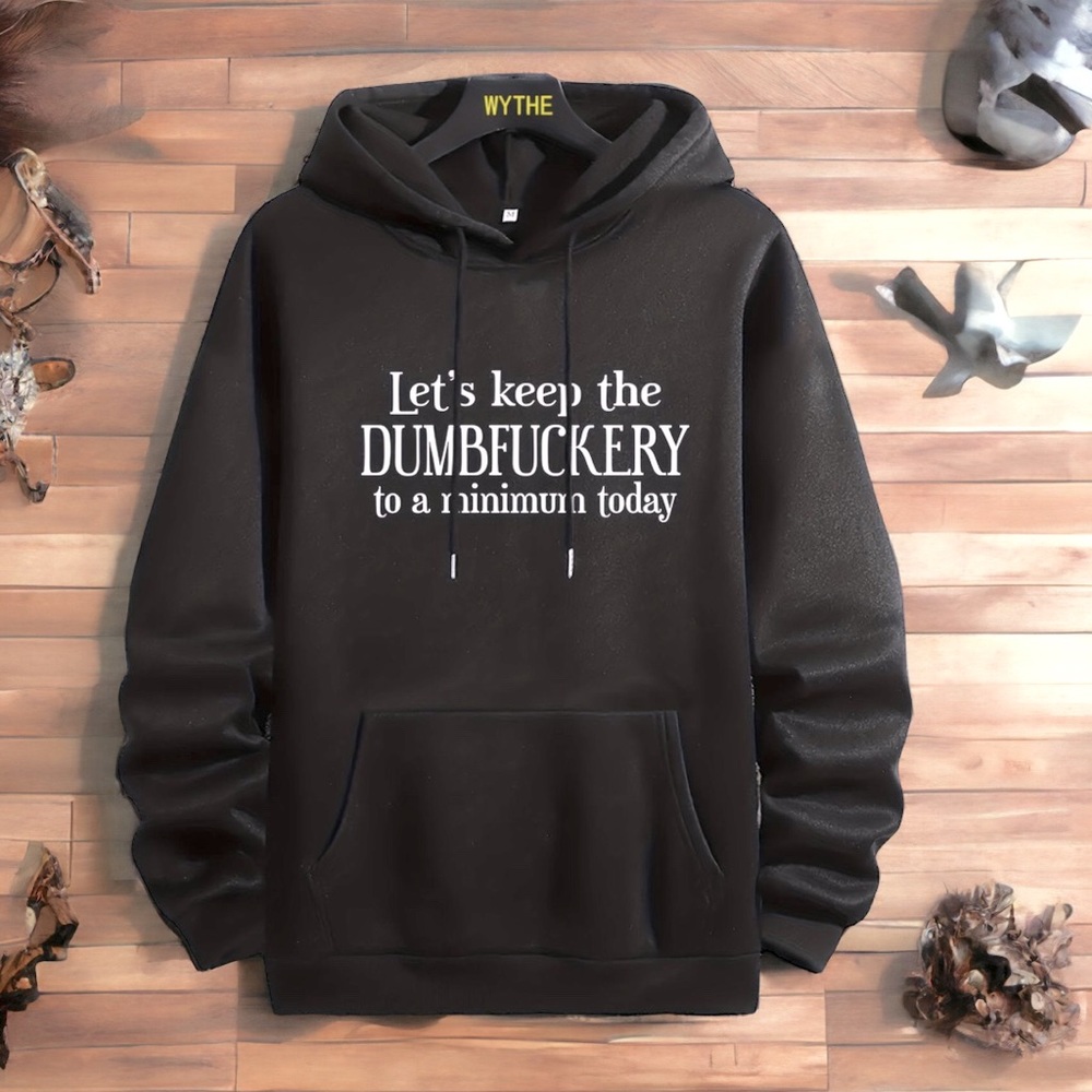 {NEW} Unisex Printed Sweatshirt Black Small